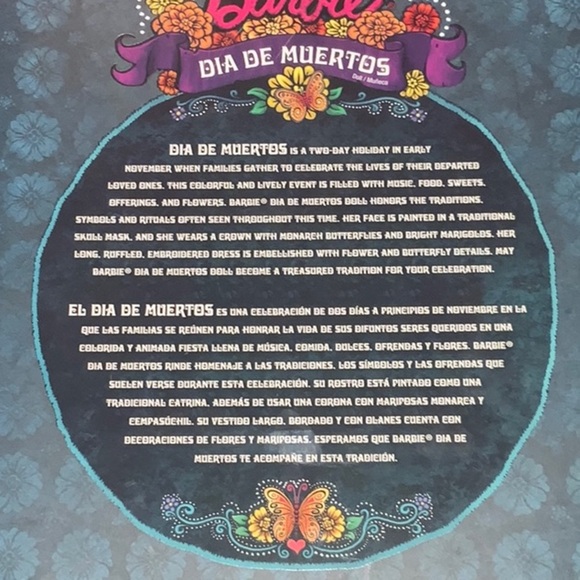 -SEALED- 2019 DIA DE MUERTOS BLACK LABEL SIGNATURE BARBIE - RARE MINT CONDITION! - Picture 7 of 16